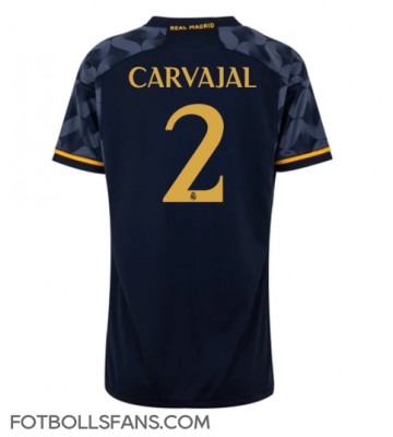 Real Madrid Daniel Carvajal #2 Replika Bortatröja Damer 2023-24 Kortärmad